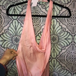 Ombré silk dress
